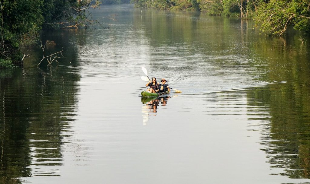Expérience 16 Cambodge Kayak à l’écoute des oiseaux et des singes