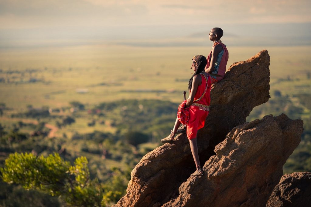 Kenya 2 Guerriers Masai horizon