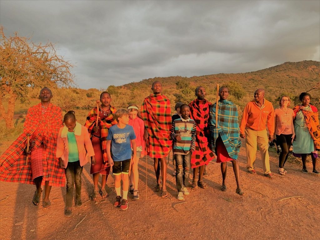 Kenya Danse Masai famille