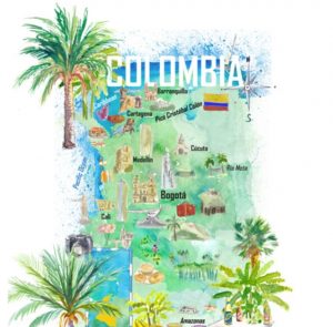 Carte Colombie Responsable