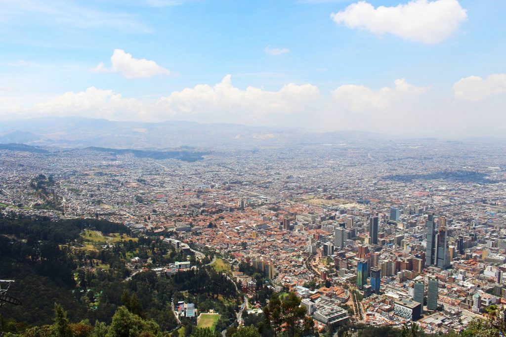 Colombie Bogota Vue aérienne